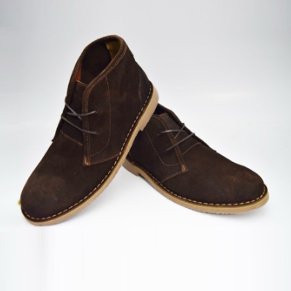 Eddie Bauer Suede Leather Chukka Boots men’s Size 10 Bruce Brown